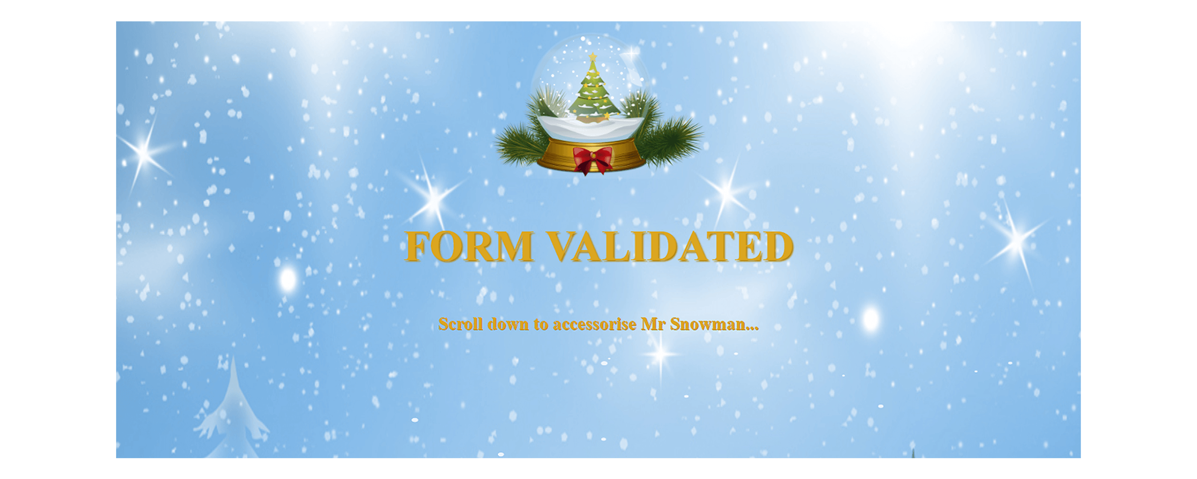 Web Programming Javascript Form Validated